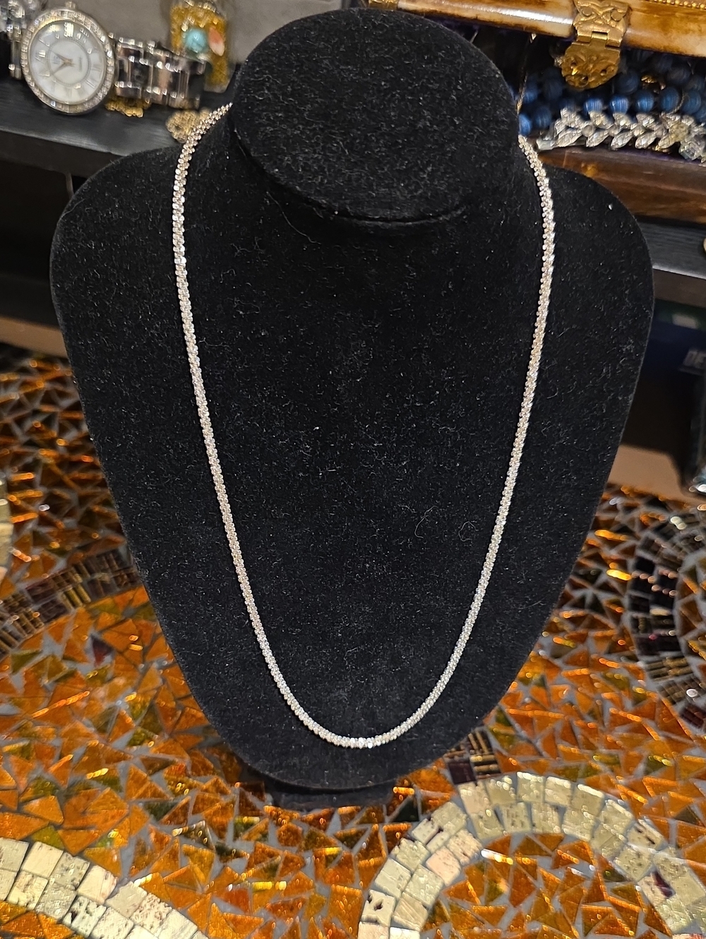 Classic Silver CZ Tennis Necklace - Elegant Women's Jewelry